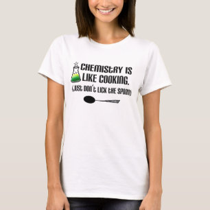 T-shirts Cozinhar de Química