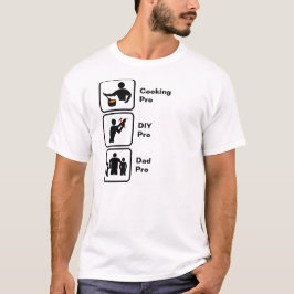 T-shirts Cozinhar, faça você mesmo (faça você mesmo), Pai