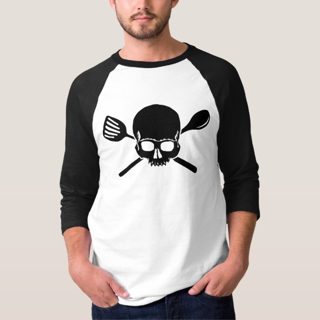 T-shirts cozinheiro chefe da morte (Frente)