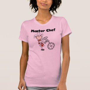 T-shirts Cozinheiro chefe mestre - fêmea