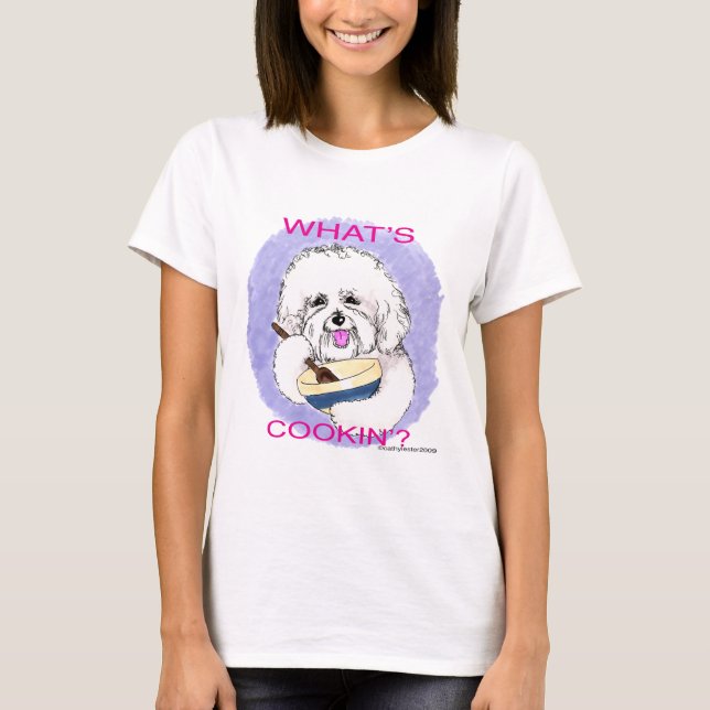 T-shirts Cozinheiro de Bichon (Frente)