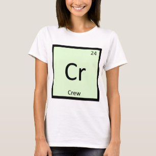 T-shirts Cr - Símbolo De Mesa Periódica De Química Despo