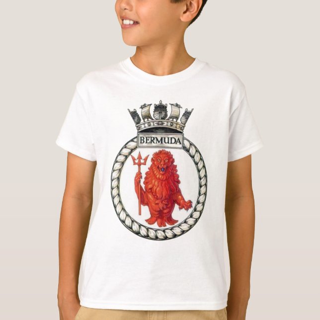 T-shirts Crachá do HMS Bermuda (Frente)