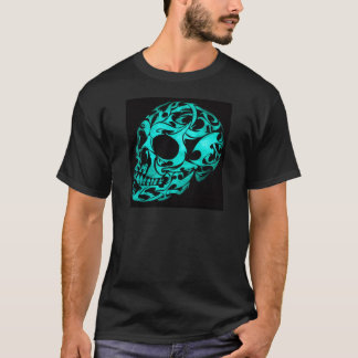 T-shirts crânio 3D gótico