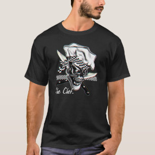 T-shirts Crânio 5 do cozinheiro chefe