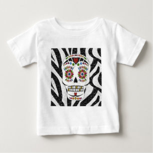 T-shirts Crânio de Açúcar Rockabilizável RAB na Impressão Z