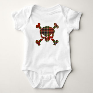 T-shirts Crânio de MacFarlane Tartan sem faixa
