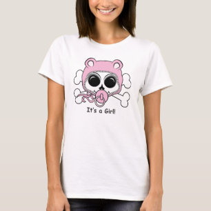 T-shirts Crânio de Menina Bonita