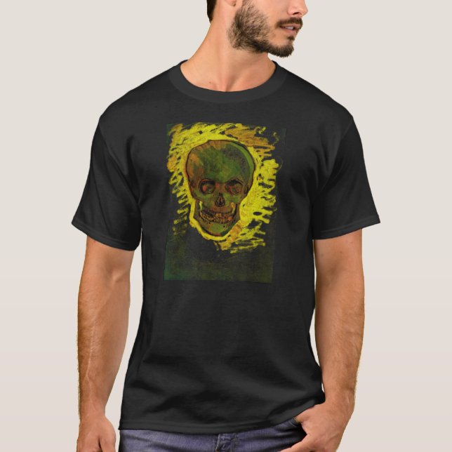 T-shirts Crânio de Vincent van Gogh (Frente)