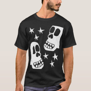 T-shirts Crânio Diâmetro De Los Muertos o Dia das Bruxas