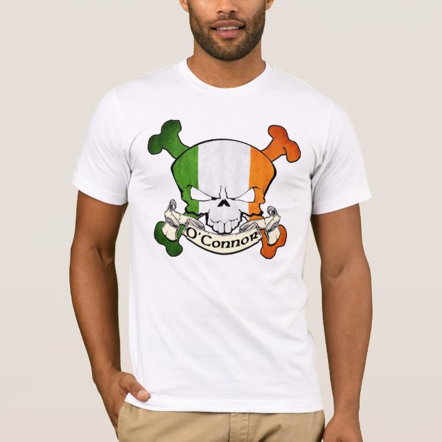 T-shirts Crânio do irlandês de O'Connor (Frente)