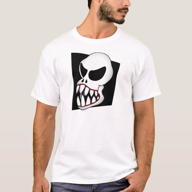 T-shirts Crânio do MONSTRO (Frente)