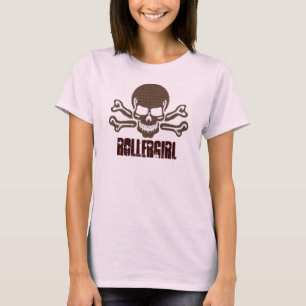 T-shirts crânio e crossbones do impressão do leopardo