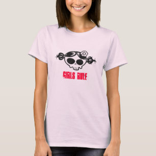 T-shirts crânio feminino
