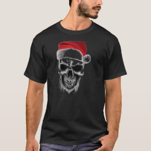 T-shirts Crânio mau do papai noel