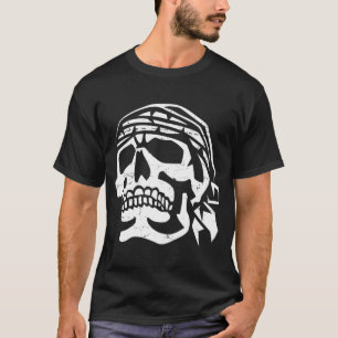T-shirts Crânio Pirata Distinto