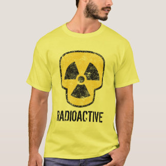 T-shirts Crânio radioativo