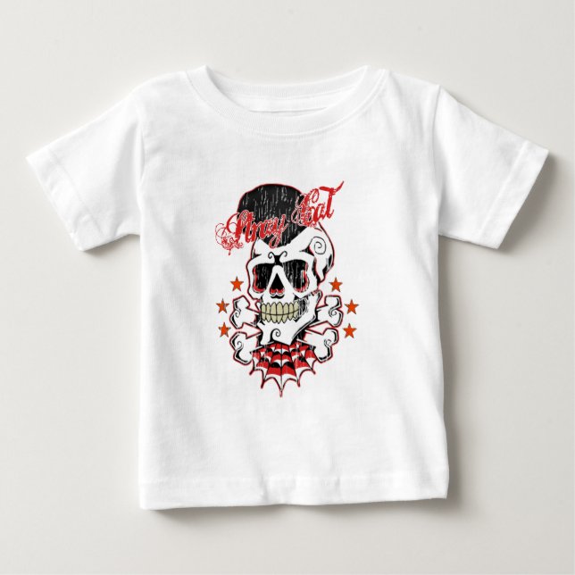 T-shirts Crânio Rockabilly (Frente)