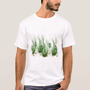 T-shirts Crânios nas ervas daninhas