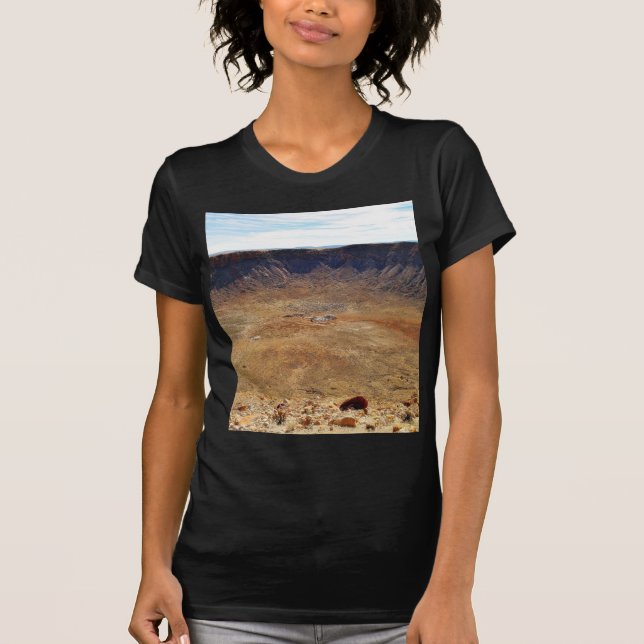 T-shirts Cratera do meteorito de Barringer (Frente)