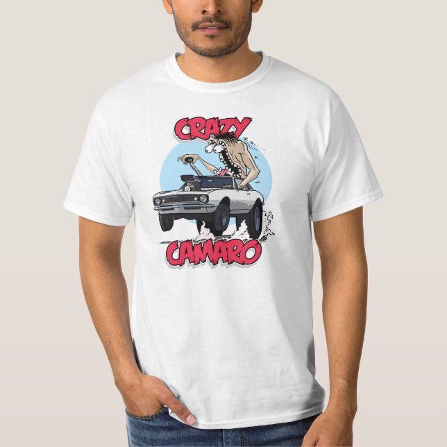 T-shirts Crazy Camaro (Frente)