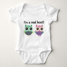 T-shirts Creeper da criança da coruja