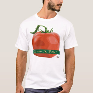 T-shirts Cresça-o bebê! - T do tomate