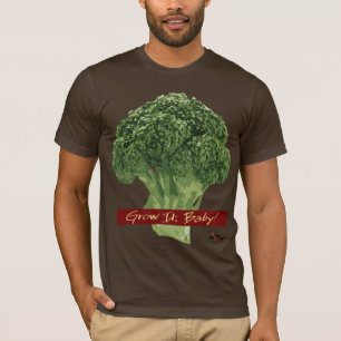 T-shirts Cresça-o bebê! - T dos brócolos