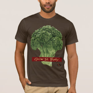 T-shirts Cresça-o bebê! - T dos brócolos