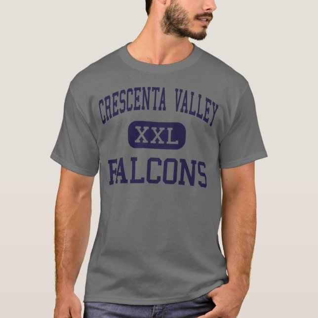 T-shirts Crescenta Valley - Falcons - alto - La Crescenta (Frente)