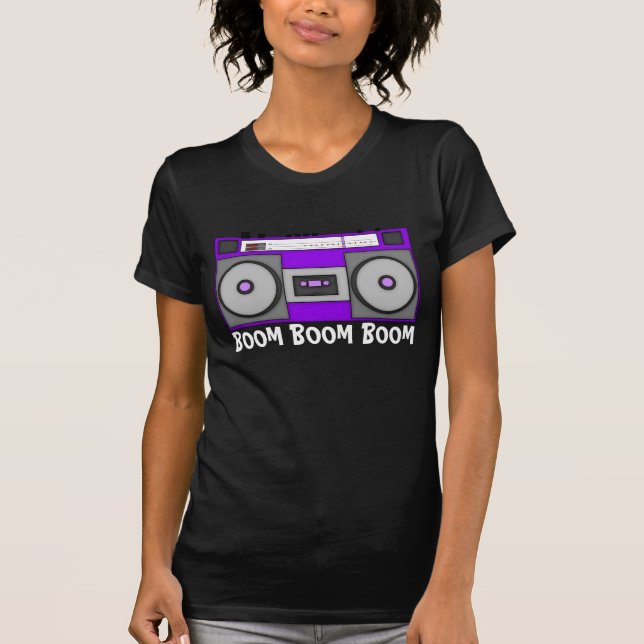 T-shirts Crescimento Boombox do crescimento (Frente)