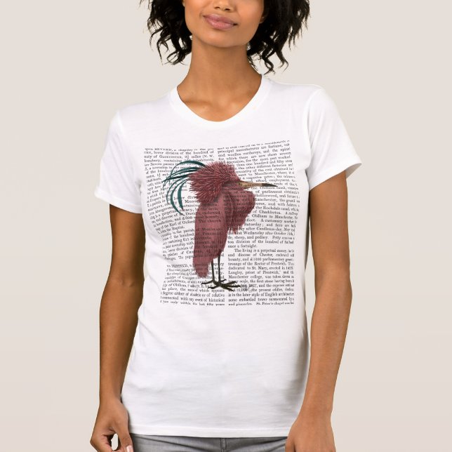 T-shirts Crested Marsala Bird (Frente)