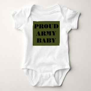 T-shirts Criança Creeper Orud Army Baby