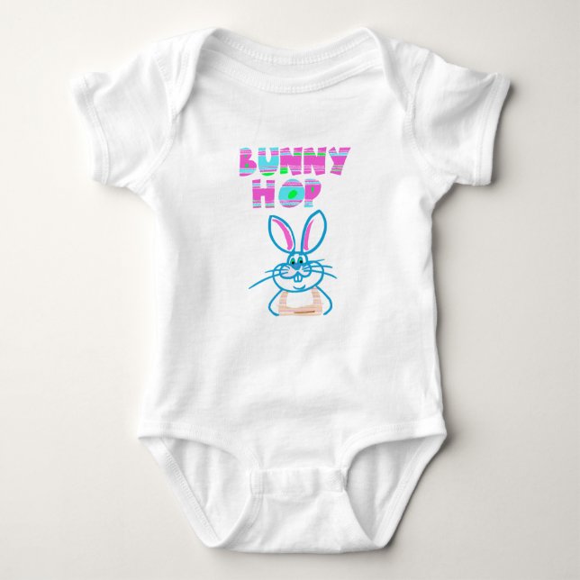 T-SHIRTS CRIANÇA DO LESTE BUNNY CREEPT (Frente)