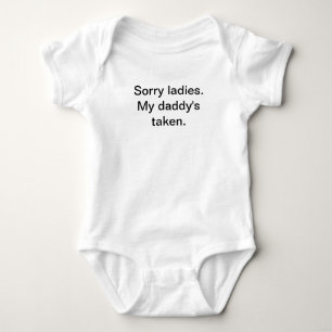 T-shirts Criança, meu pai tomado, onsie