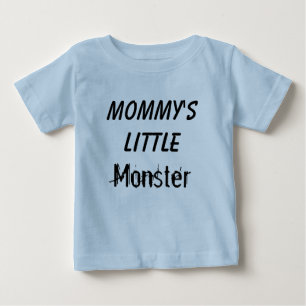 T-shirts Criança pequena do monstro da mamã/Tshirt infant