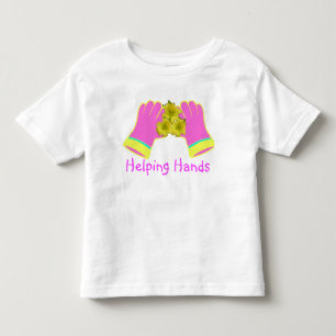 T-shirts Criança T das mãos amiga