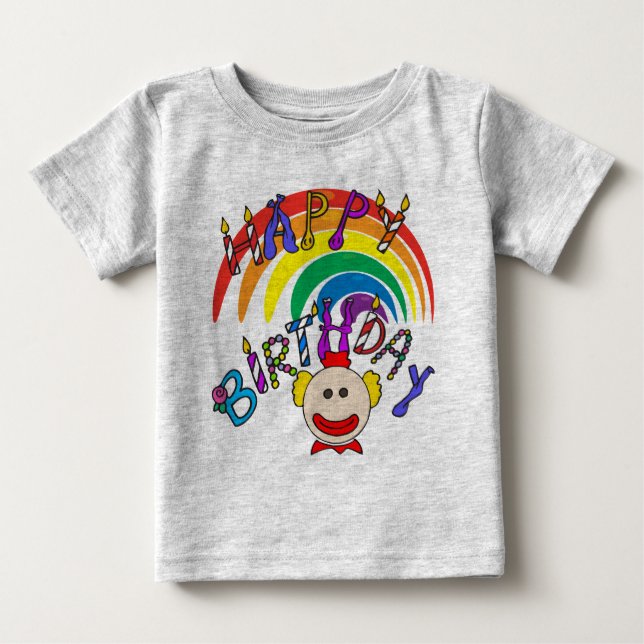 T-shirts Crianças Aniversário (Frente)