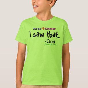T-shirts Crianças cristãs