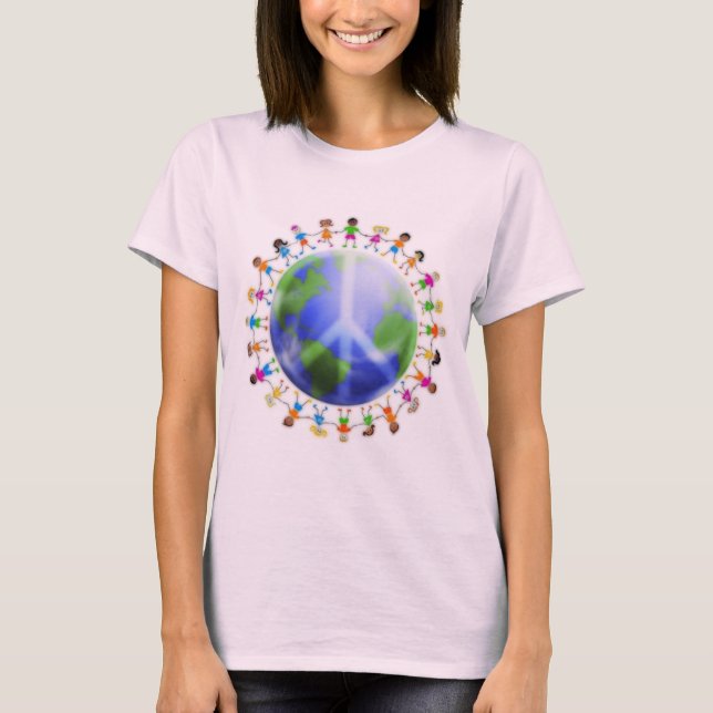 T-shirts Crianças da Paz (Frente)