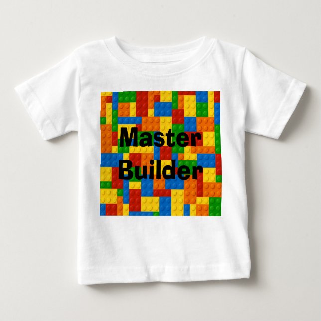 T-shirts Crianças do Master Builder Blocks - Sweet (Frente)