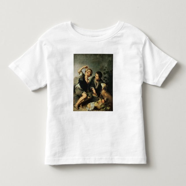 T-shirts Crianças que comem uma torta, 1670-75 (Frente)