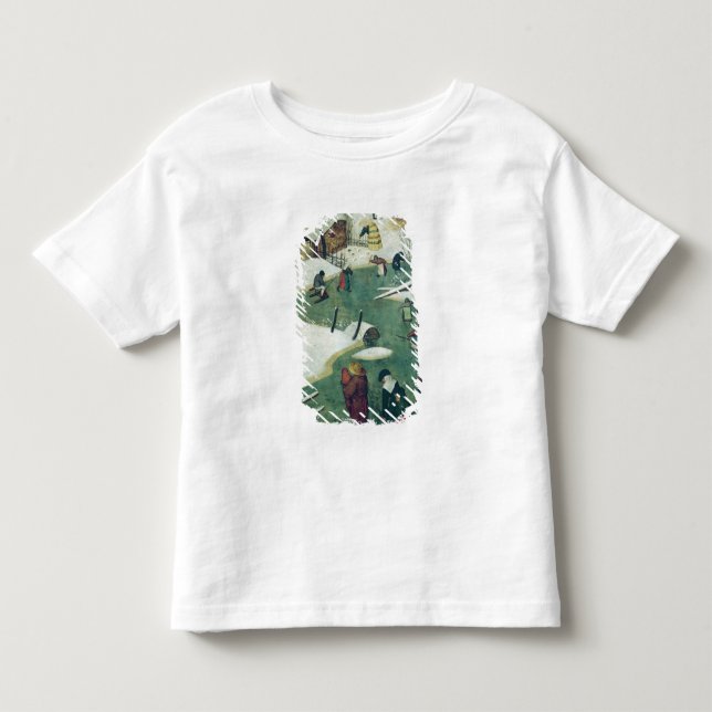 T-shirts Crianças que jogam no rio congelado (Frente)