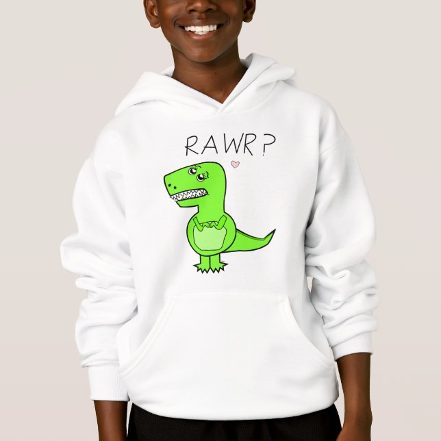 T-shirts Crianças T-Rex Hoodies (Frente)