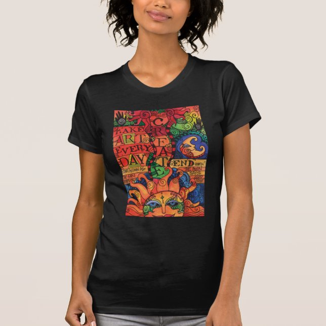 T-shirts Criar o Tshirt da arte (Frente)