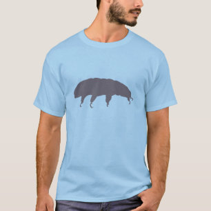 T-shirts Criatura bonito da silhueta Tardigrade do urso da