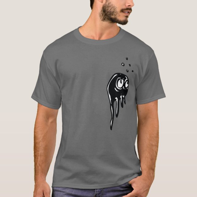 T-shirts Criatura observador da gota das medusa (Frente)