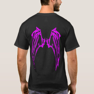 T-shirts Criaturas Místicas 1 Asas - Contorno Roxo