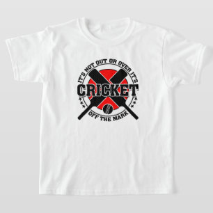 T-shirts Cricketer está fora do críquete