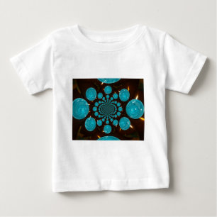 T-shirts Crie o seu próprio caleidoscópio azul Design de ar